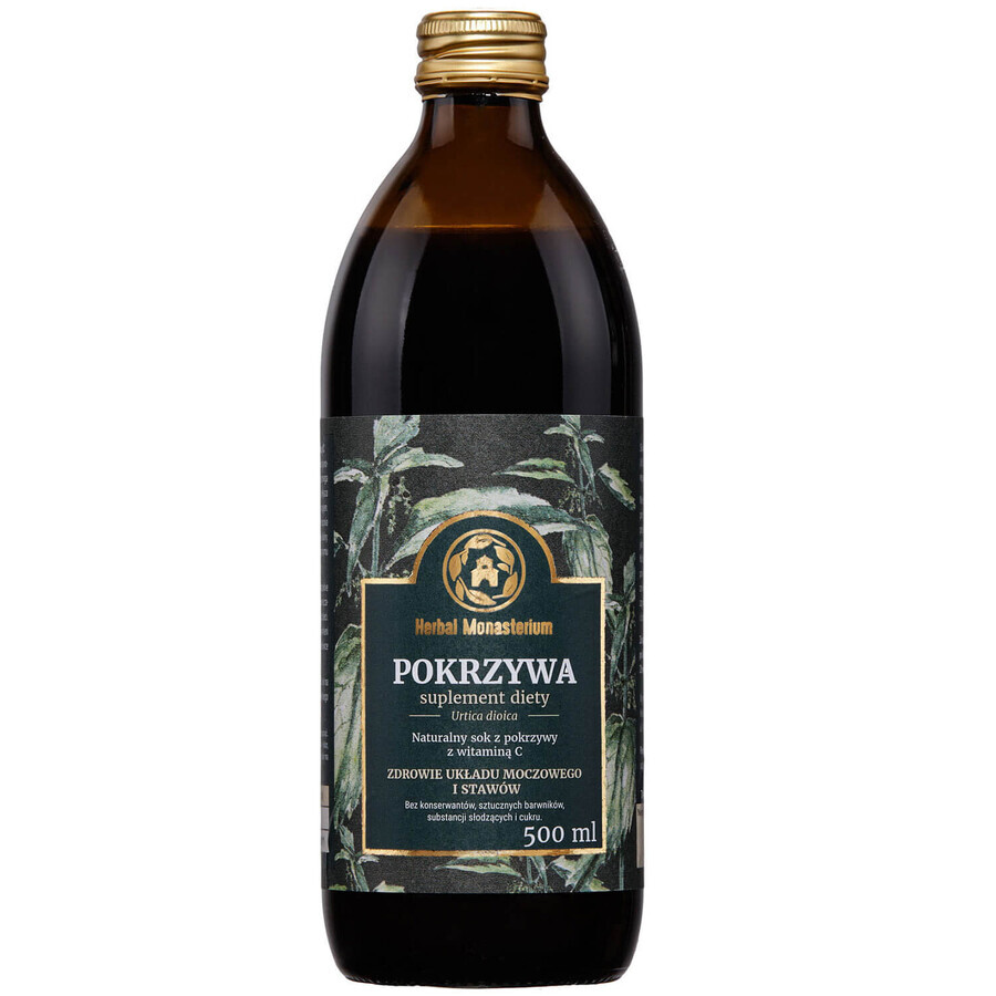 Cumpără Herbal Monasterium Urzică, suc natural cu vitamina C, 500 ml Herbal Monasterium Urzică, suc natural cu vitamina C, 500 ml