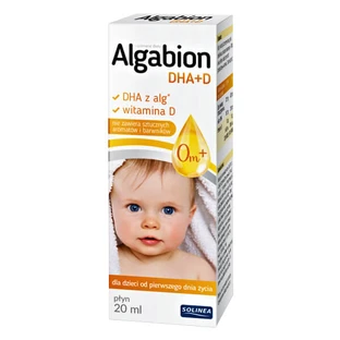 Algabion DHA + D, para niños desde el primer día de vida, 20 ml