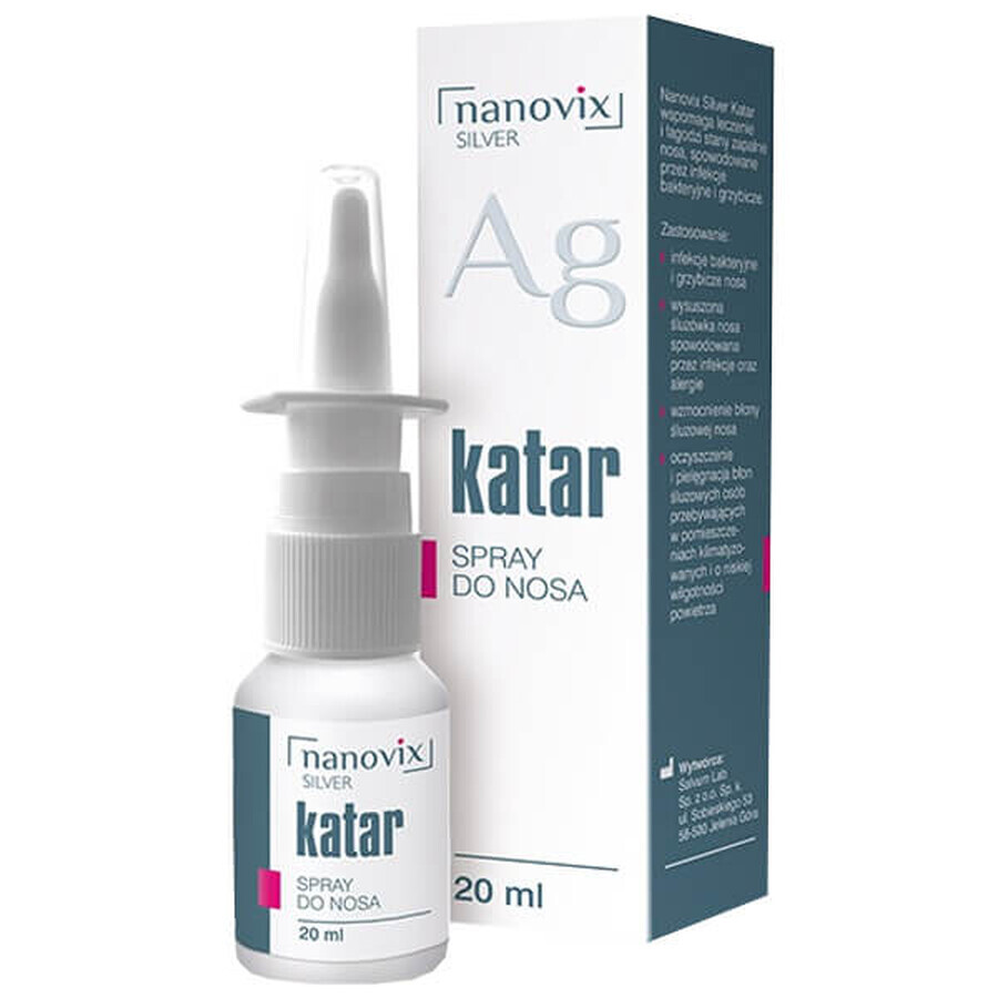 Nanovix Silver rinitis, spray nasal, 20 ml