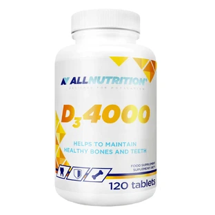 Allnutrition D3 4000, vitamina D 100 µg, 120 comprimidos