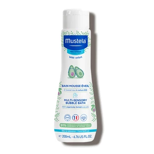 Mustela Bebe Enfant, Baño de burbujas loción bebé, a partir del 1er día, 200 ml