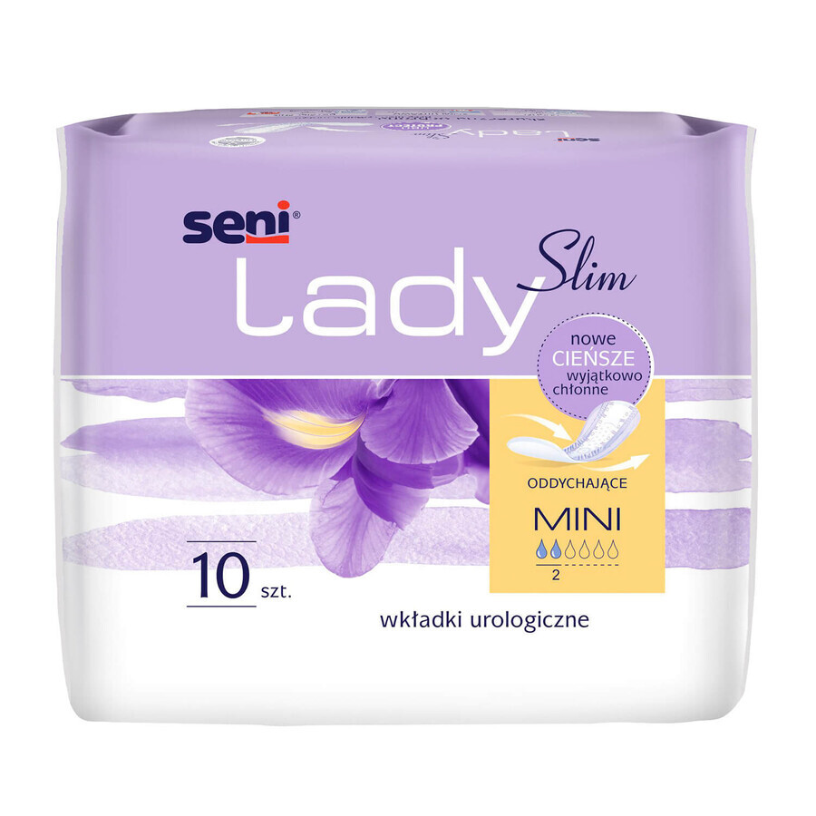 Acquista Assorbenti per incontinenza Seni Lady Slim Mini, Confezione da 10 Assorbenti per incontinenza Seni Lady Slim Mini, Confezione da 10