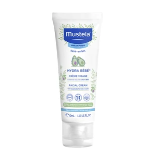 Mustela Bebe Enfant HydraBebe, gezichtscrème, vanaf de geboorte, 40 ml