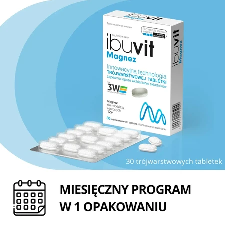 Ibuvit Magnesio, 30 Comprimidos de Liberación Controlada