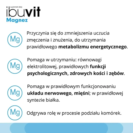 Ibuvit Magnesio, 30 Comprimidos de Liberación Controlada