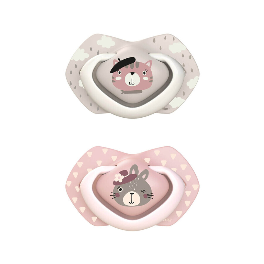 Acquista Biberon Calmante in Silicone 6-18m Simmetrico Bonjour 22/648, Rosa, 2 Pezzi Biberon Calmante in Silicone 6-18m Simmetrico Bonjour 22/648, Rosa, 2 Pezzi
