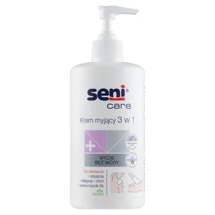 Seni Care Reinigungscrème 3-in-1 mit 3% Harnstoff, 500 ml