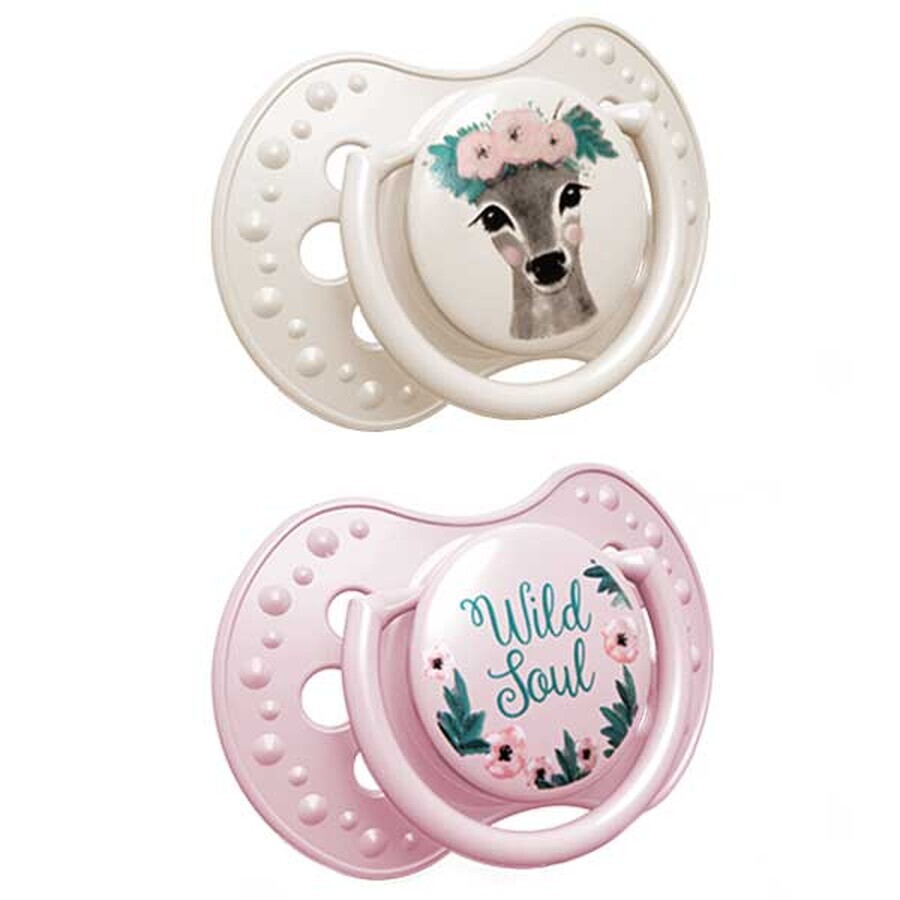 Buy Lovi, dummy, silicone, dynamic, Wild Soul Girl, 22/882, 0-3 months, 2 pcs. Lovi, dummy, silicone, dynamic, Wild Soul Girl, 22/882, 0-3 months, 2 pcs.
