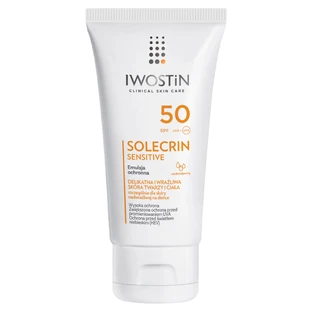 Iwostin Solecrin Sensitive, Calming protective emulsion SPF 50, sensitive skin, 100 ml