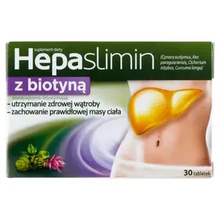 Hepaslimin mit Biotin, 30 Tabletten