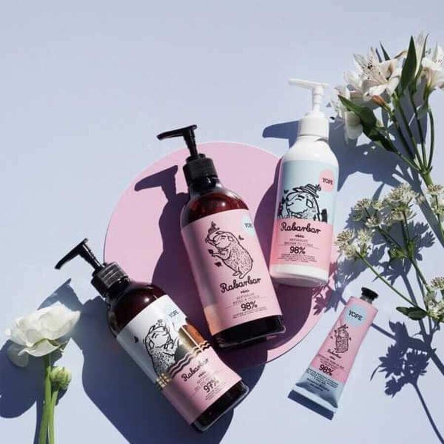 Acquista Yope, Gel Detergente Mani con Estratto di Rabarbaro e Rosa, 98%, 500 ml Yope, Gel Detergente Mani con Estratto di Rabarbaro e Rosa, 98%, 500 ml