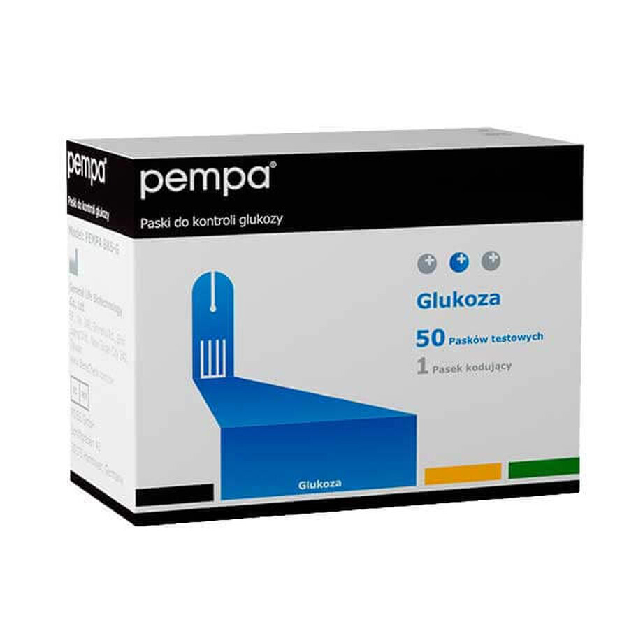 Pempa BK6-G, Glukometer-Teststreifen, 50 Stück