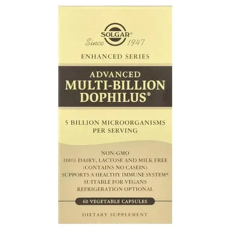Solgar Advanced Multi-Billion Dophilus, 60 cápsulas