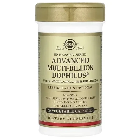 Solgar Advanced Multi-Billion Dophilus, 60 cápsulas