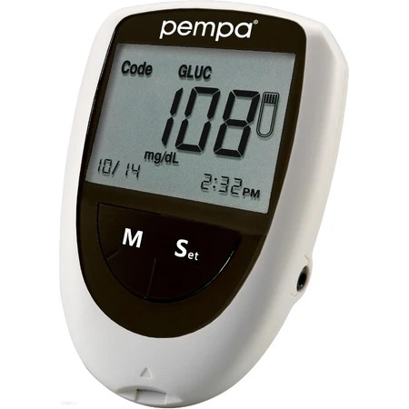 Pempa BK6-40M 3in1, Gerät zur Messung von Glukose, Cholesterin und Harnsäure