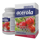Grinovita Acerola, 60 pastillas para chupar
