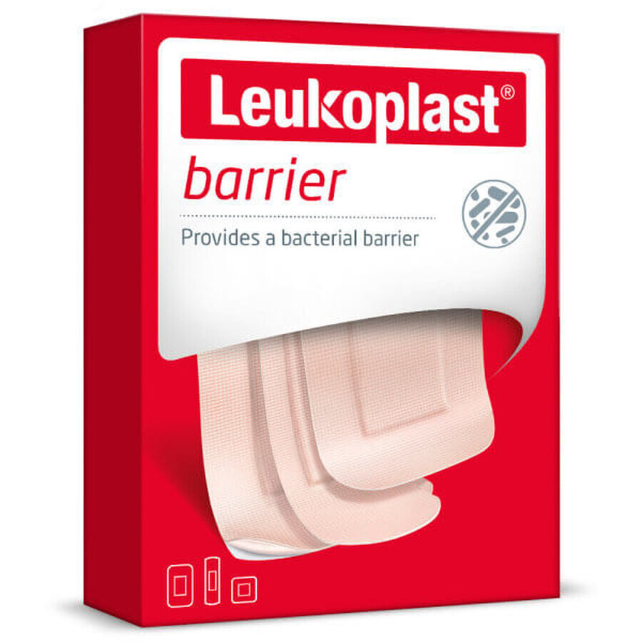 Buy Leukoplast Barrier, plasters for bandages, 3 sizes, 20 pieces Leukoplast Barrier, plasters for bandages, 3 sizes, 20 pieces