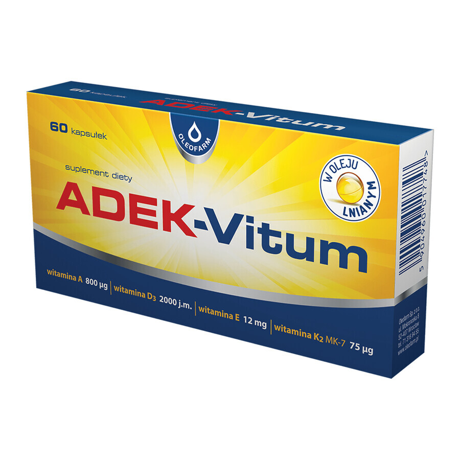 Buy ADEK-Vitum, 60 capsules ADEK-Vitum, 60 capsules