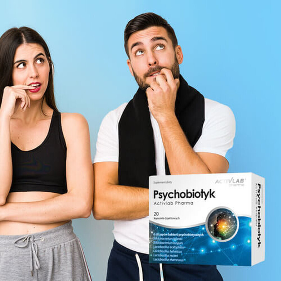 Activlab Pharma Psychobiotique, 20 gélules entériques