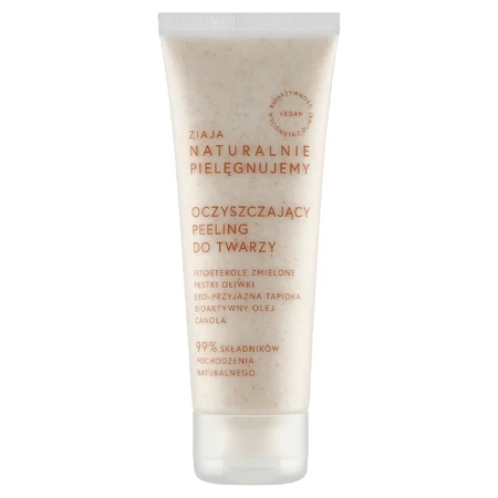 Ziaja Naturalmente Nutritiva, exfoliante facial purificante, 70 ml