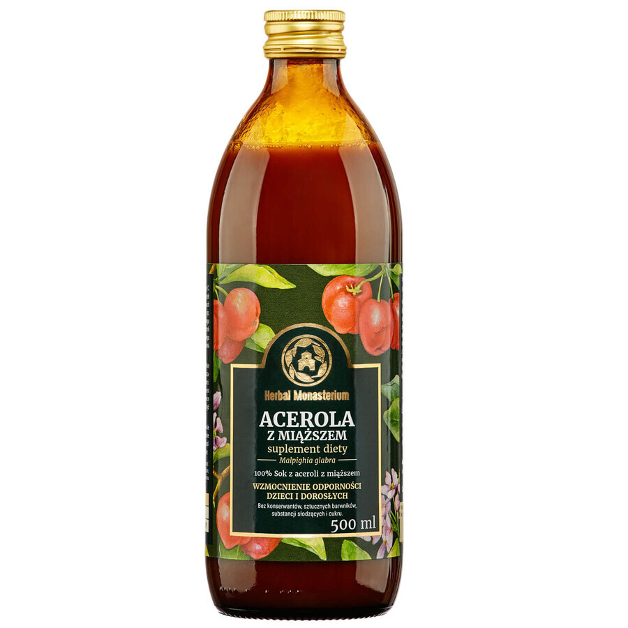 Cumpără Herbal Monasterium Acerola, 100% suc de pulpă, 500 ml Herbal Monasterium Acerola, 100% suc de pulpă, 500 ml