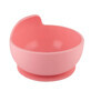 Canpol Babies, silicone bowl with suction cup, pink, from 6 months, 330 ml