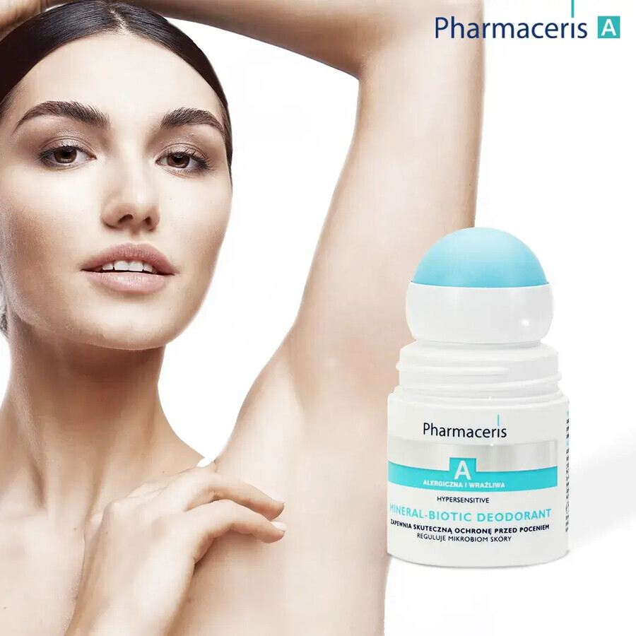 Pharmaceris A Overgevoelig Mineraal Biotisch, roll-on deodorant, 50 ml Pharmaceris A Overgevoelig Mineraal Biotisch, roll-on deodorant, 50 ml