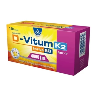 D-Vitum Forte Max 4000 IE K2 MK-7, 120 capsules