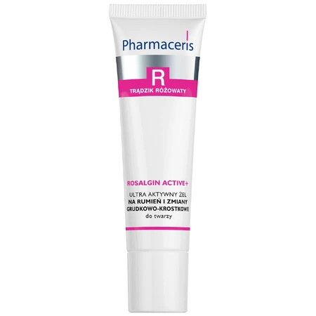 Pharmaceris R Rosalgin Active+, gel ultra-actif pour érythème et lésions papulopustuleuses, 30 ml