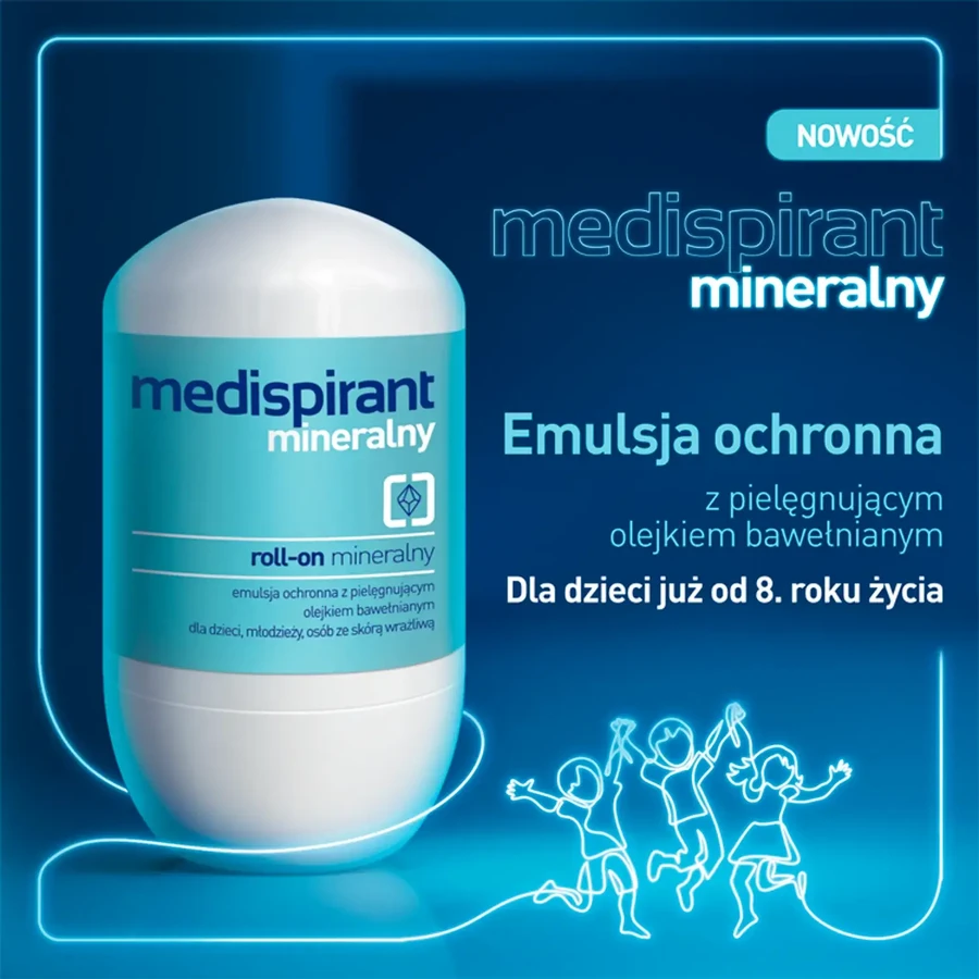 Medispirant Mineralny, Emulsja na skór, 40 ml - Dugi termin wanoci!