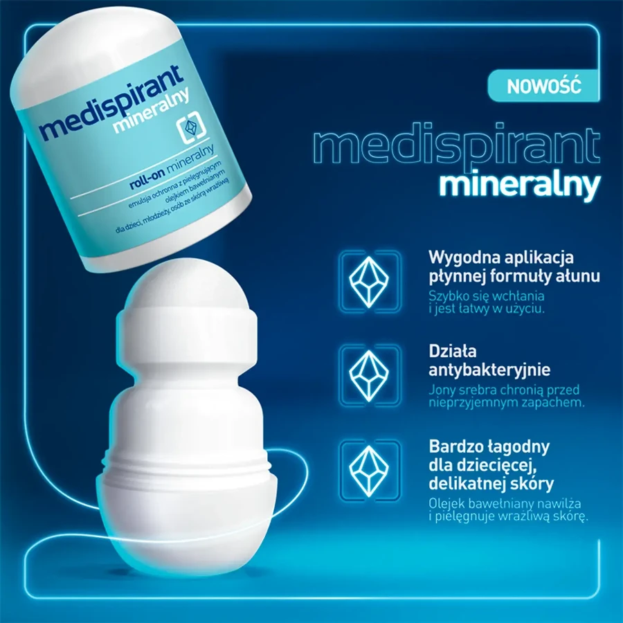 Medispirant Mineralny, Emulsja na skór, 40 ml - Dugi termin wanoci!