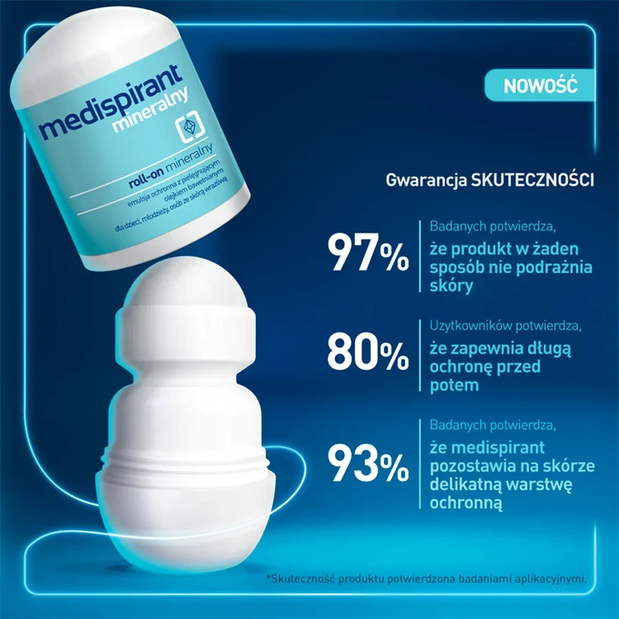 Medispirant Mineralny, Emulsja na skór, 40 ml - Dugi termin wanoci!