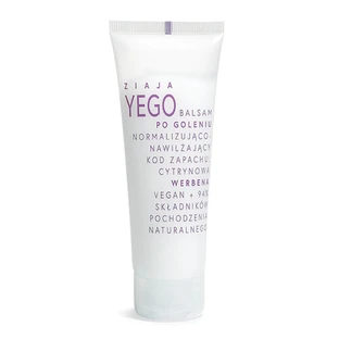 Ziaja Yego, aftershavebalsem, normaliserend en hydraterend, citroenverbena, 80 ml