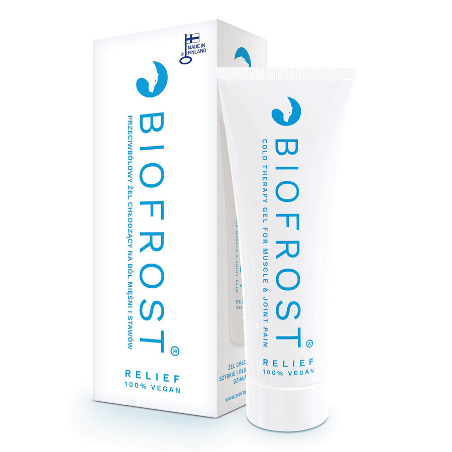 Biofrost Relief, cooling analgesic gel for muscle and joint pain, 100 ml