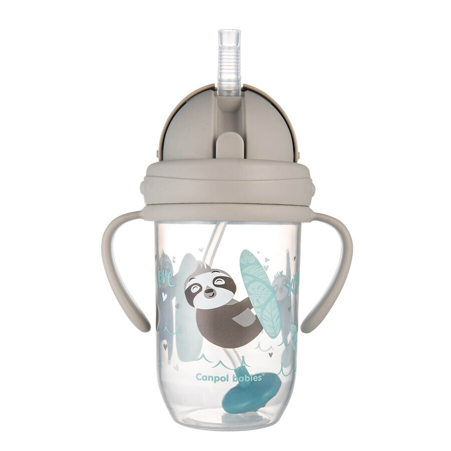 Comprar Canpol Bebés, vasito gotero con tubo y pesa, Animales Exóticos, gris, 56/606, a partir de 6 meses, 270 ml Canpol Bebés, vasito gotero con tubo y pesa, Animales Exóticos, gris, 56/606, a partir de 6 meses, 270 ml