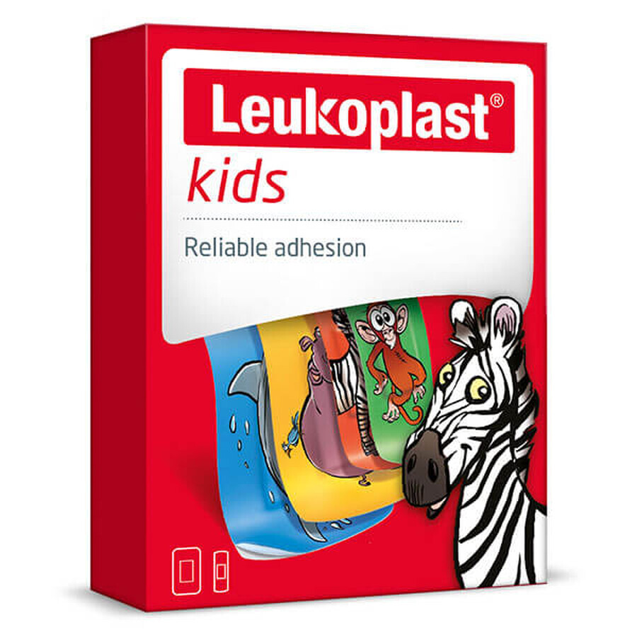 Winkel op Leukoplast Kids, pleisters met verband, 2 maten, 12 stuks Leukoplast Kids, pleisters met verband, 2 maten, 12 stuks