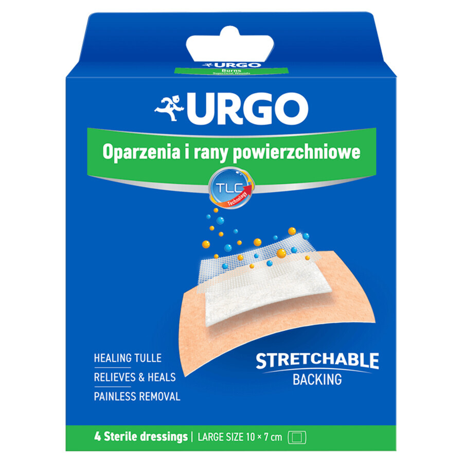 Shop Urgo Wundpflaster bei Verbrennungen und oberflächlichen Wunden, 4er Pack Urgo Wundpflaster bei Verbrennungen und oberflächlichen Wunden, 4er Pack