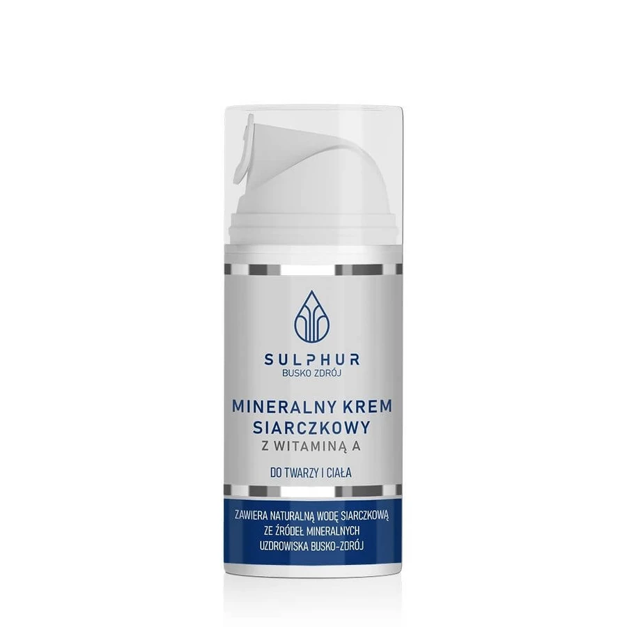 Sulphur, mineral sulphide cream for face and body, 100 ml