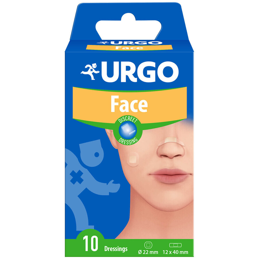 Buy Urgo Face, small dressing for the face, 10 pcs. Urgo Face, small dressing for the face, 10 pcs.