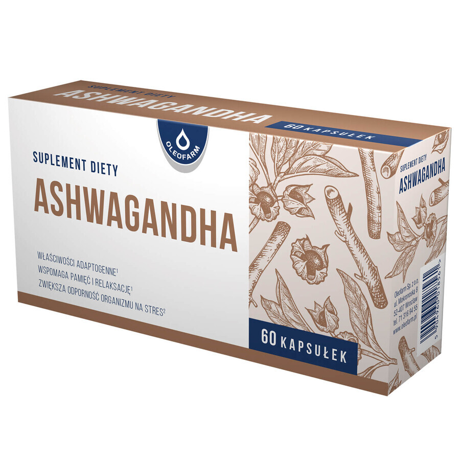 Comprar Oleofarm Ashwagandha, 60 cápsulas Oleofarm Ashwagandha, 60 cápsulas