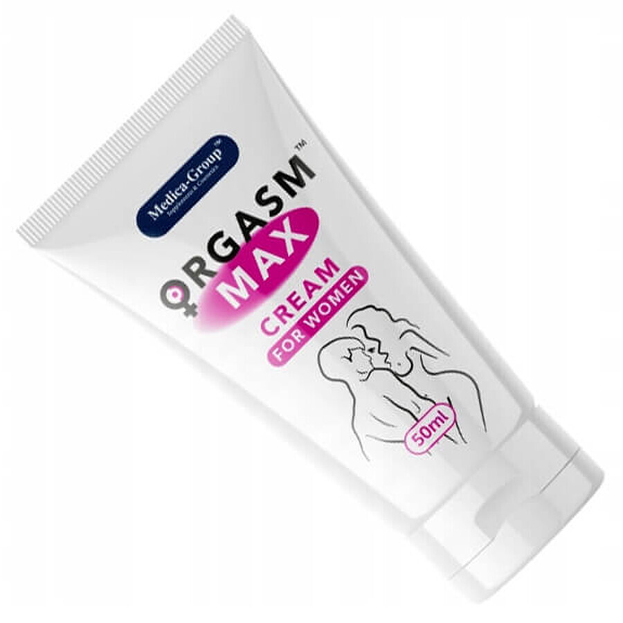 Medica-Group Orgasm Max Cream for Woman, Intimate cream to improve orgasm, 50 ml