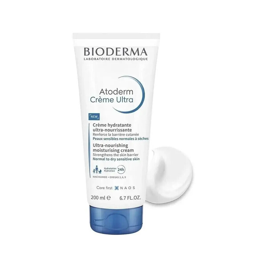 Crema Idratante Bioderma Atoderm Creme Ultra, 200 ml Crema Idratante Bioderma Atoderm Creme Ultra, 200 ml