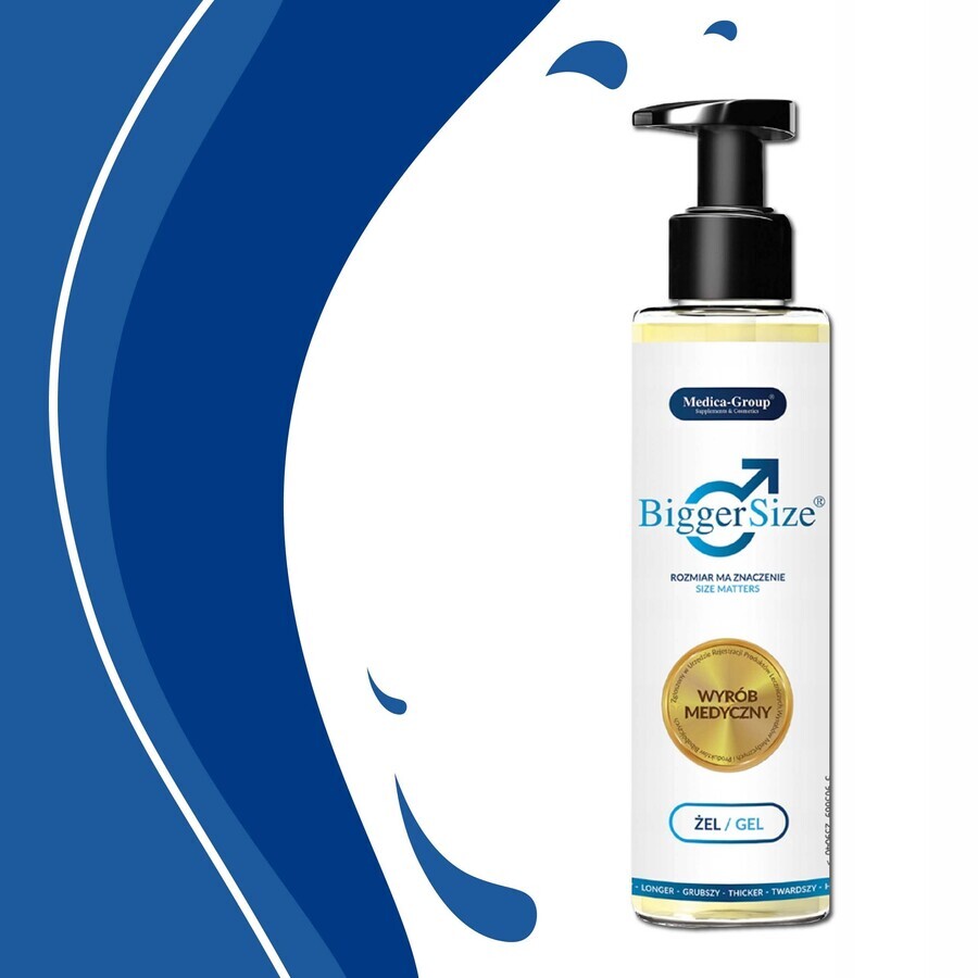 Bigger Size penis enlargement and thickening gel, 150 ml, Medica-Group