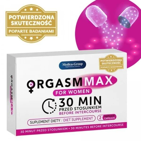 Orgasm Max for women, 2 capsules, Medica-Group