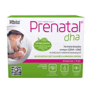 DHA prenatal, 30 cápsulas
