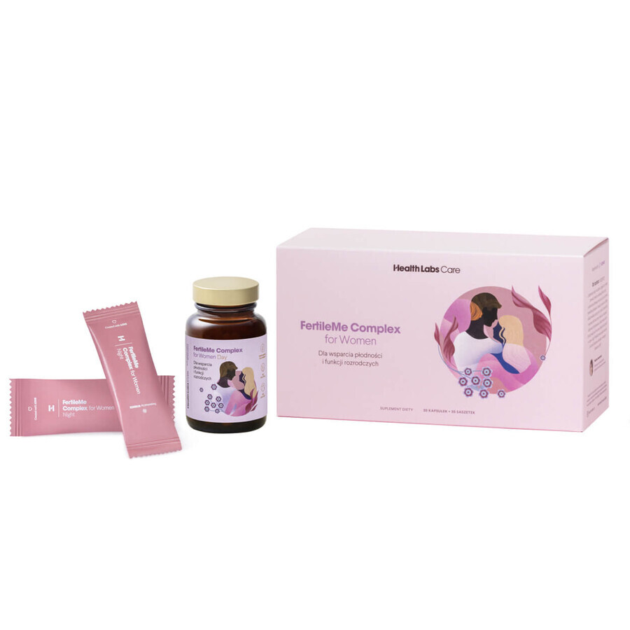 Acquista Complesso Salute FertileMe Per Donne, Integratore 30 capsule + 30 bustine Complesso Salute FertileMe Per Donne, Integratore 30 capsule + 30 bustine