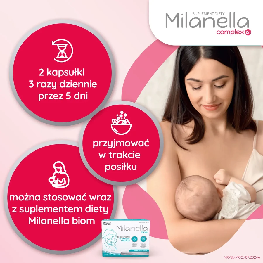 Milanella Complex Zn, 30 Kapseln
