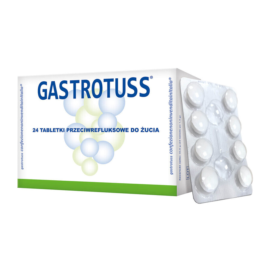 Buy Gastrotuss, 24 chewable tablets Gastrotuss, 24 chewable tablets