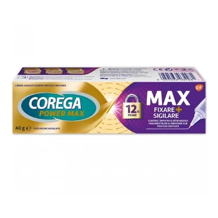 Corega Max Seal Denture Adhesive Cream, 40 g, Gsk