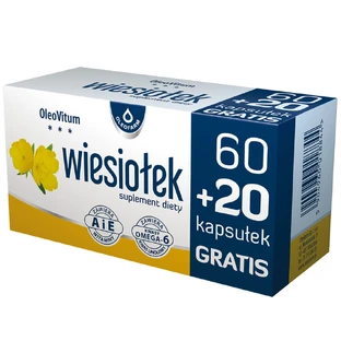 OleoVitum Teunisbloem, 60 capsules + 20 capsules als cadeau